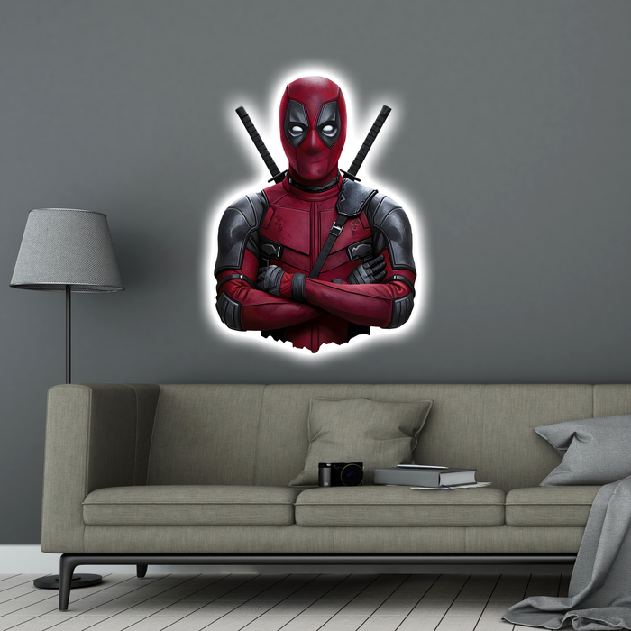 Világító falikép - Deadpool