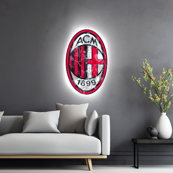 Világító falikép AC Milan - Legends
