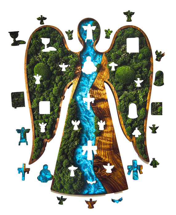 Angyal - Moha - Fa puzzle