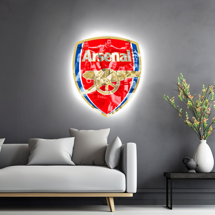Világító falikép Arsenal - legends