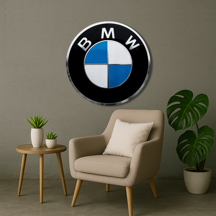 Fa Falikép - BMW - logó