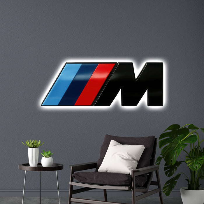 Világító falikép - BMW M embléma