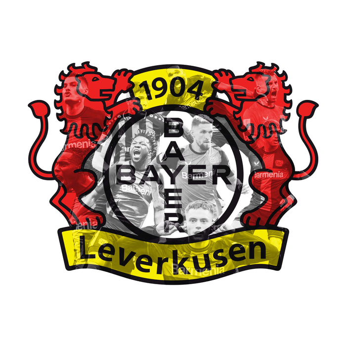 Bayer 04 Leverkusen - legendák - Fa puzzle
