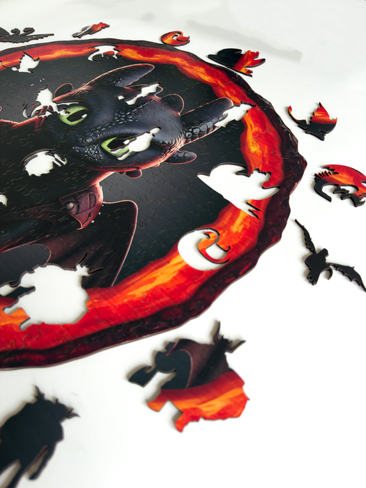 Toothless - How to Train Your Dragon - Wooden Jigsaw Puzzle