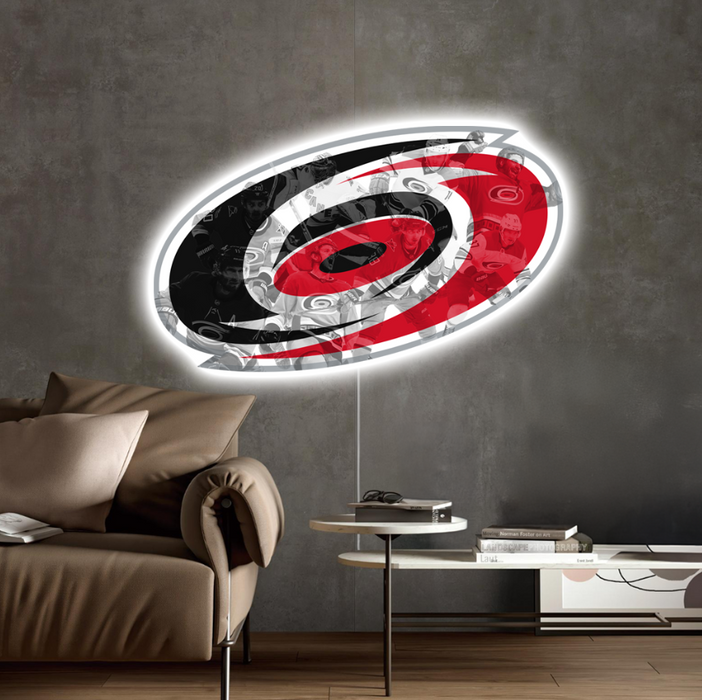 Világító falikép Carolina Hurricanes