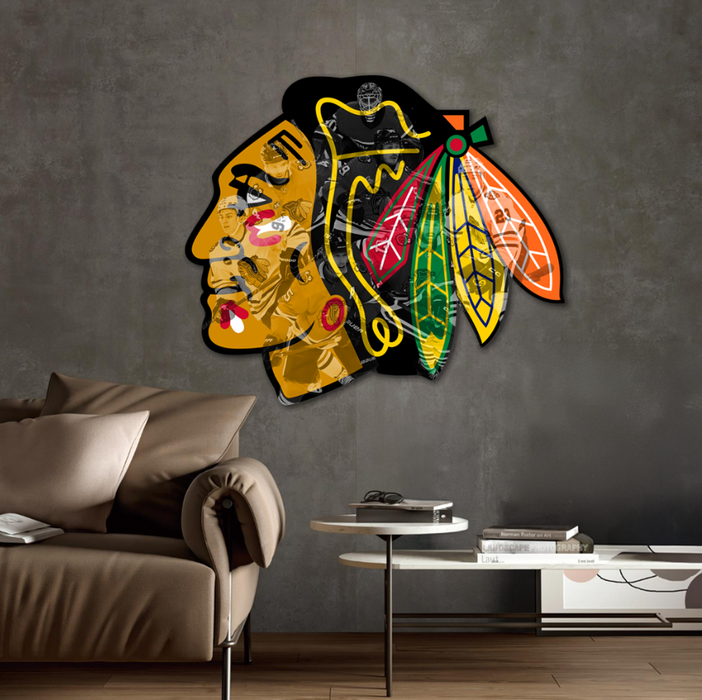 Fa Falikép Chicago Blackhawks