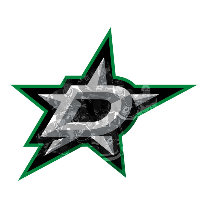 Dallas Stars - játékosok - Fa puzzle