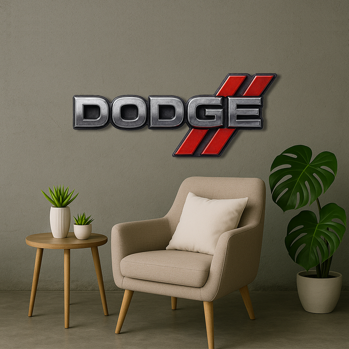 Fa Falikép - Dodge - logó