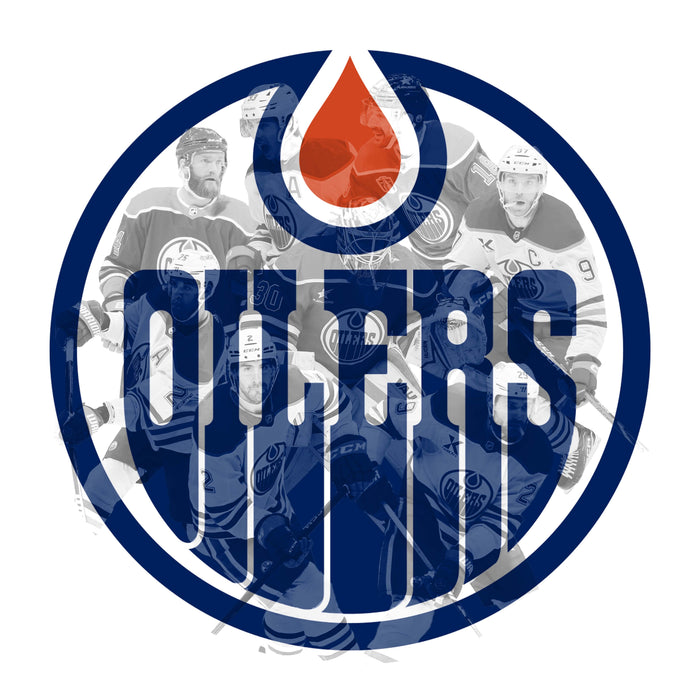 Edmonton Oilers - játékosok - Fa puzzle