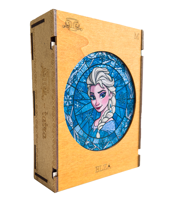 Glass Elza Frozen - Wooden Jigsaw Puzzle