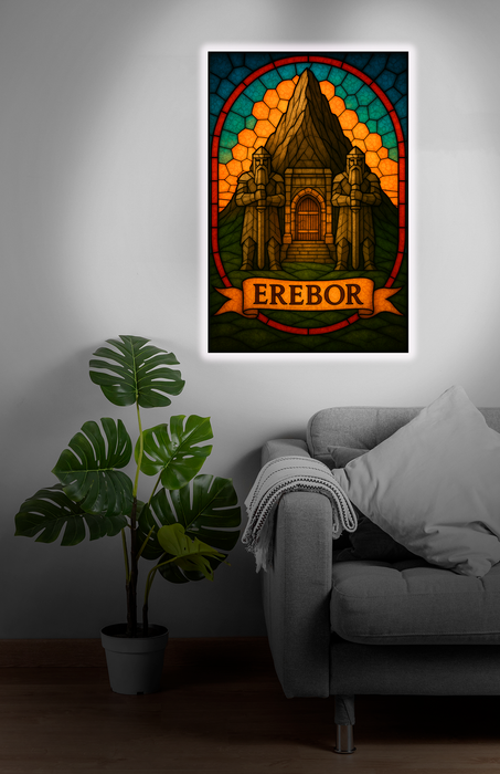 Világító falikép - Erebor