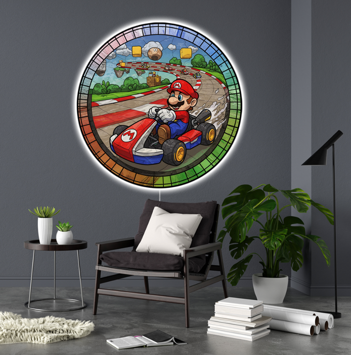Világító falikép - Super Mario