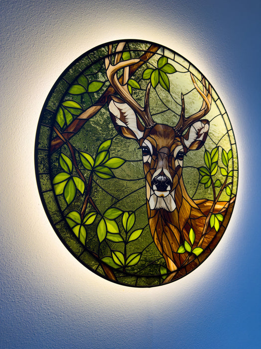 Shining Glass poster Deer