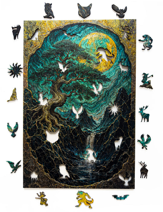 Aranyfenyő - Fa puzzle