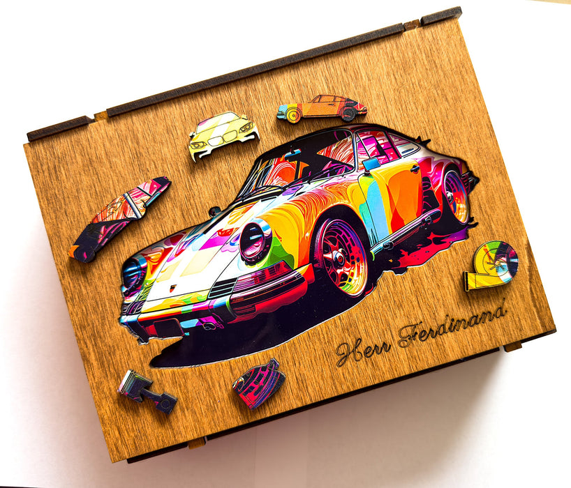 Porsche 911 Herr Ferdinand - Fa puzzle