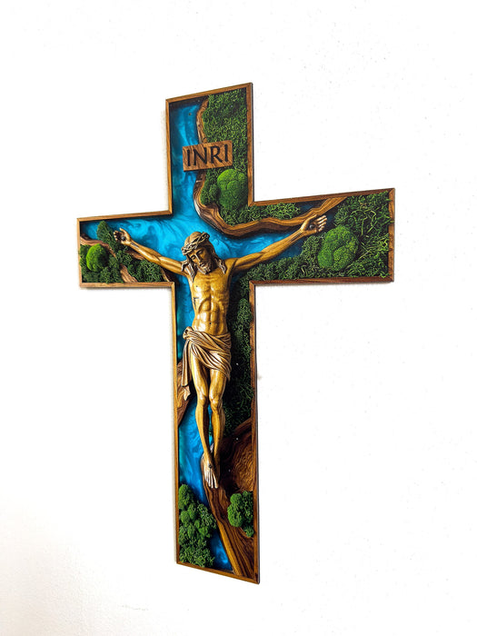 Moss HDF poster - Jesus on the cross