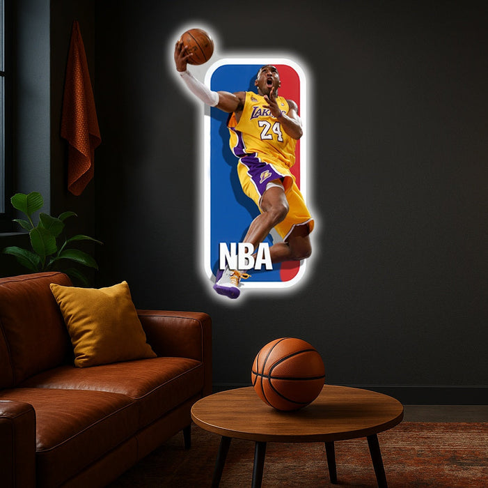 Világító falikép - Kobe Bryant