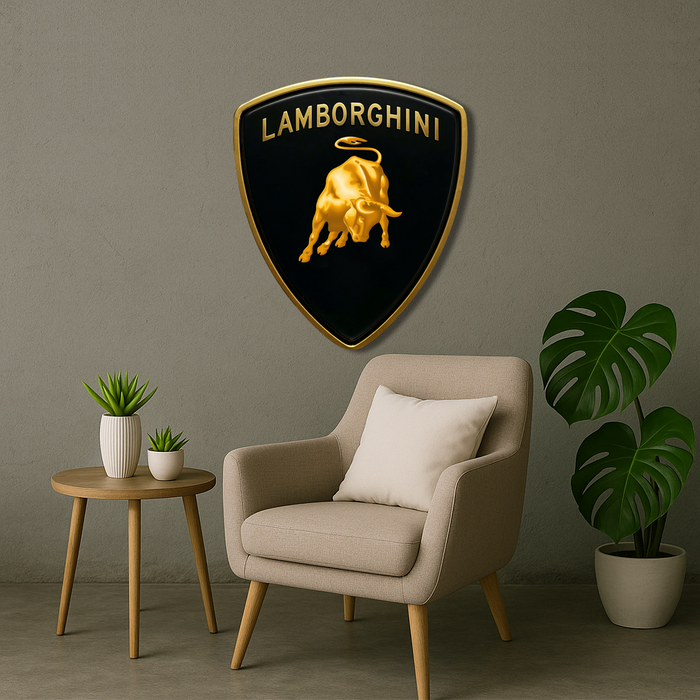 Fa Falikép - Lamborghini - logó