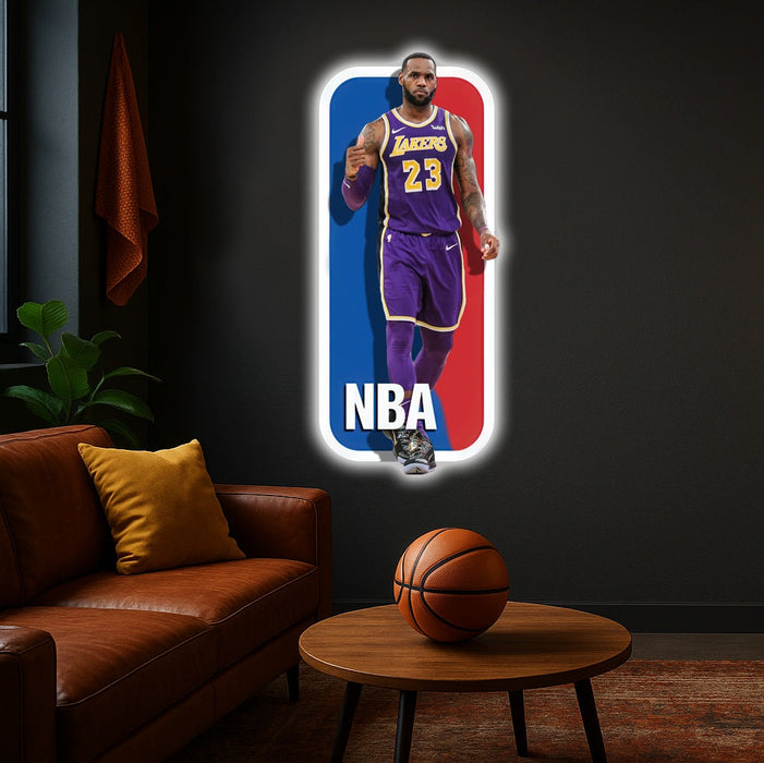 Világító falikép - LeBron James