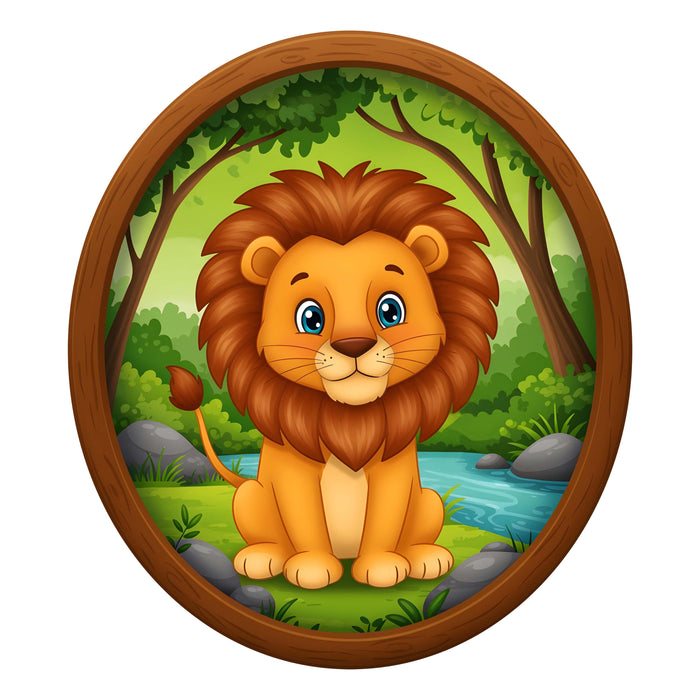 Oroszlán Leo - Fa puzzle