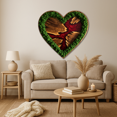 Moss HDF poster - Heart