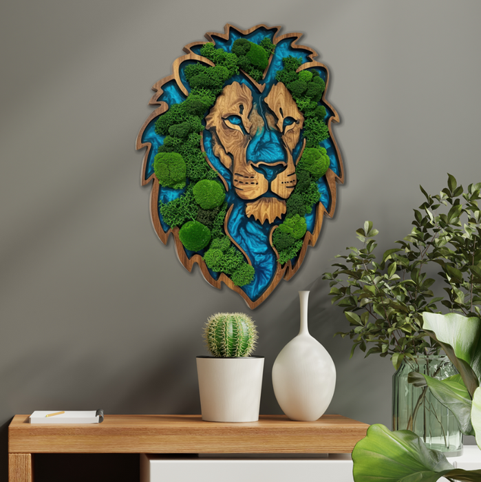 Moss Fa Falikép - Oroszlán Mufasa