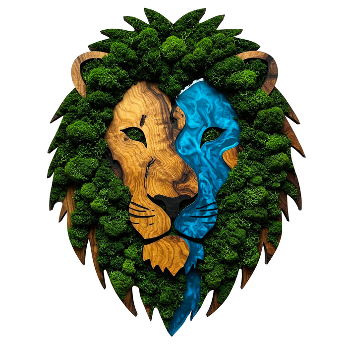 Moss HDF poster - Lion Face
