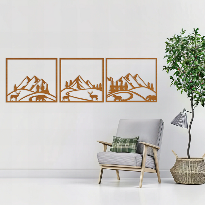 Wooden Wall Decor - Family in the Heart