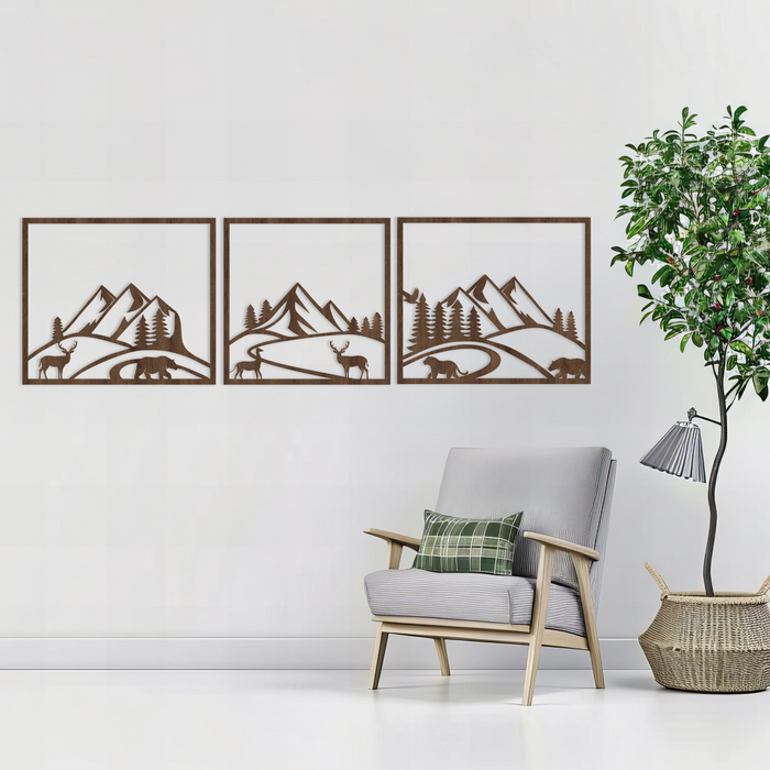 Wooden Wall Decor - Family in the Heart