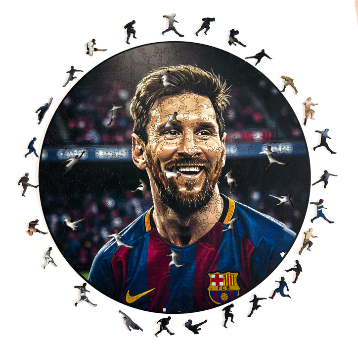 Lionel Messi - portré - Fa puzzle