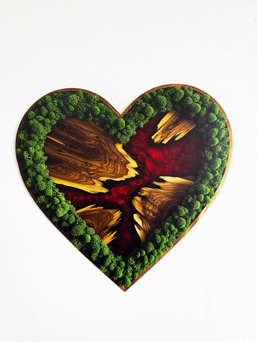 Moss HDF poster - Heart