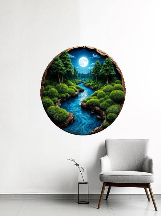 Shining poster - Moss Nature