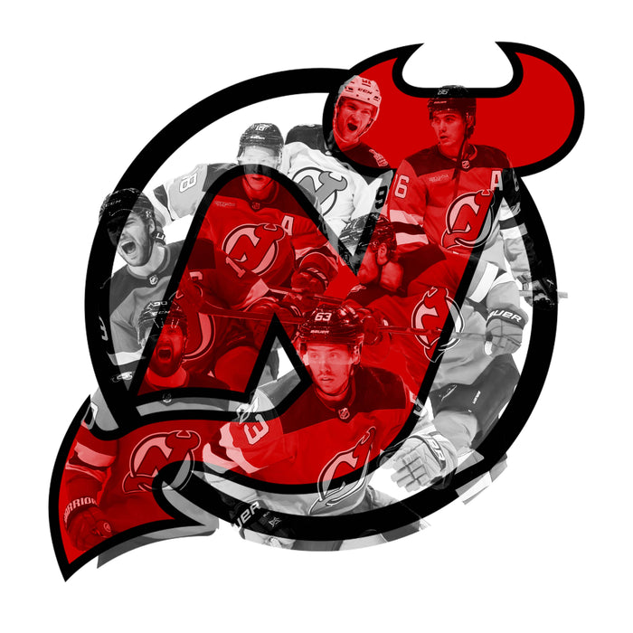New Jersey Devils - játékosok - Fa puzzle