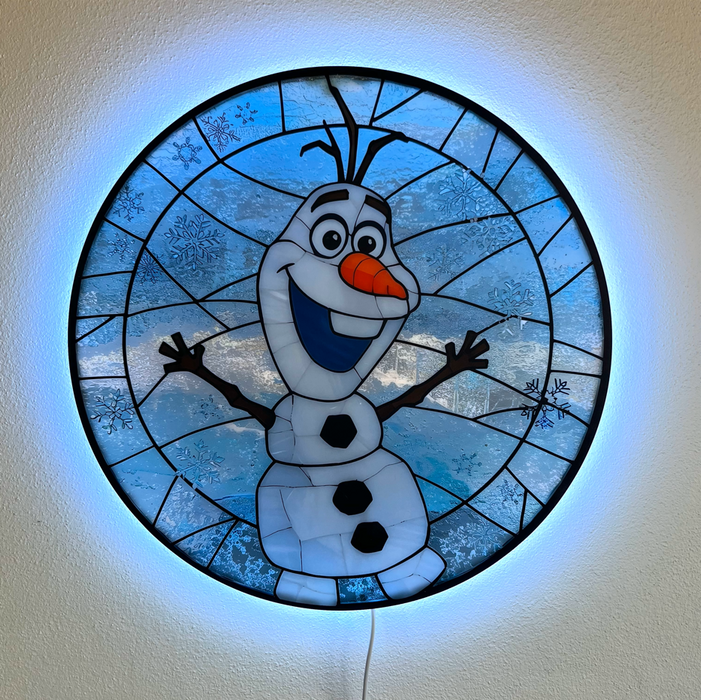 Világító falikép - Olaf