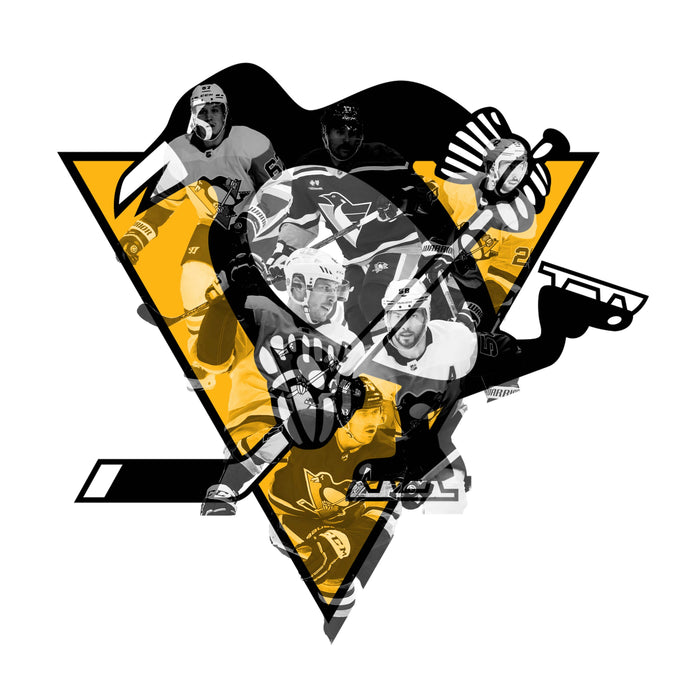 Pittsburgh Penguins - játékosok - Fa puzzle