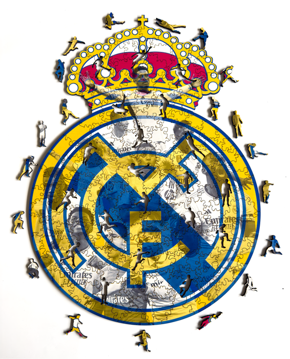 Real Madrid - játékosok - Fa puzzle