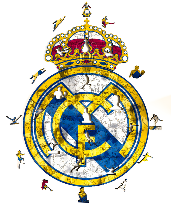 Real Madrid - legendák - Fa puzzle