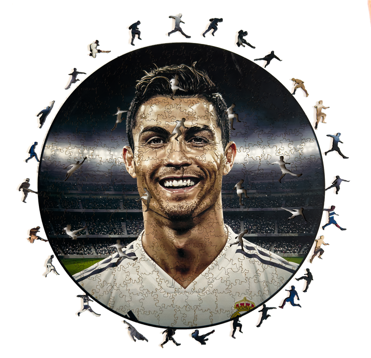 Cristiano Ronaldo - portré - Fa puzzle
