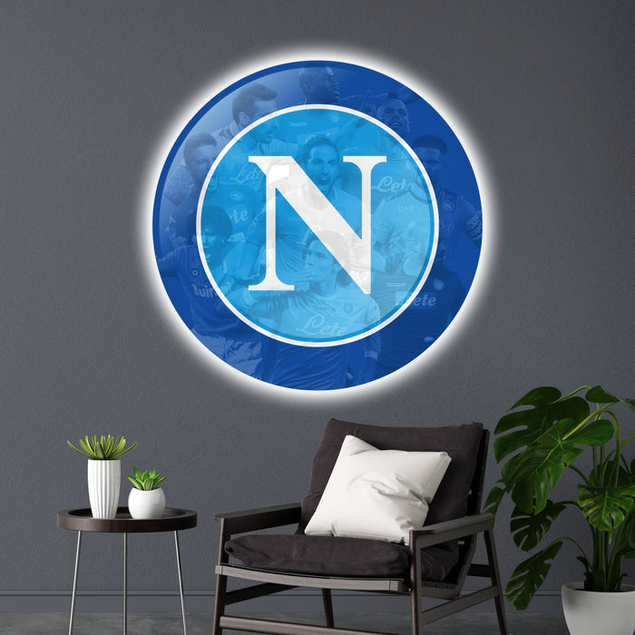 Világító falikép - SSC Napoli - legendák