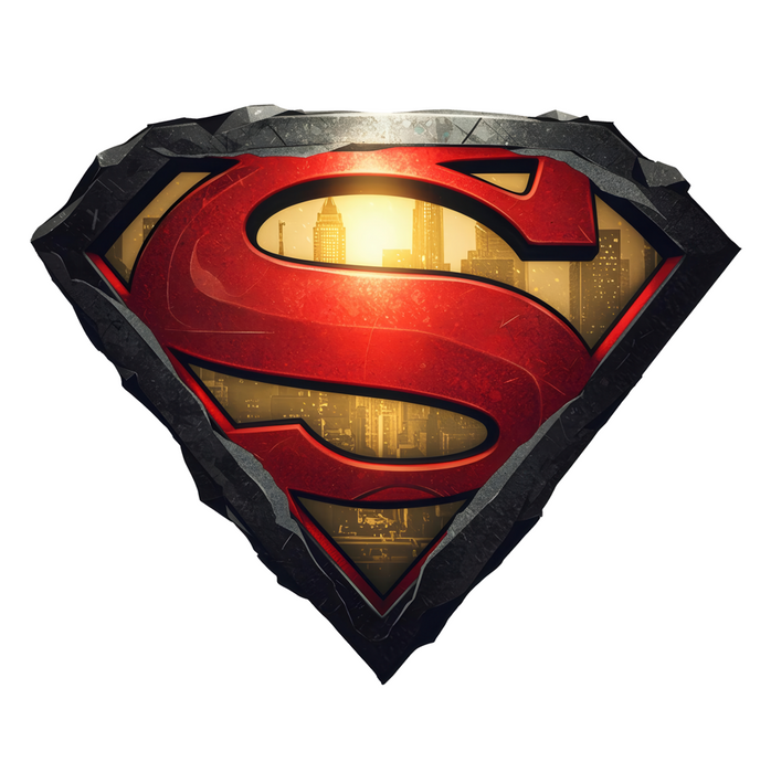 Superman - logó - Fa puzzle