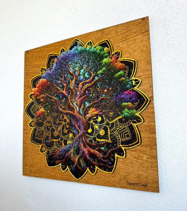 Fa keret puzzle - 3D