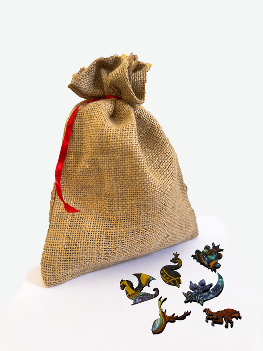 Jing Jang - moss - Wooden Jigsaw Puzzle