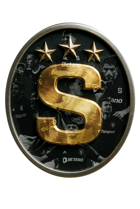 Shining poster - Sparta Praha - Golden