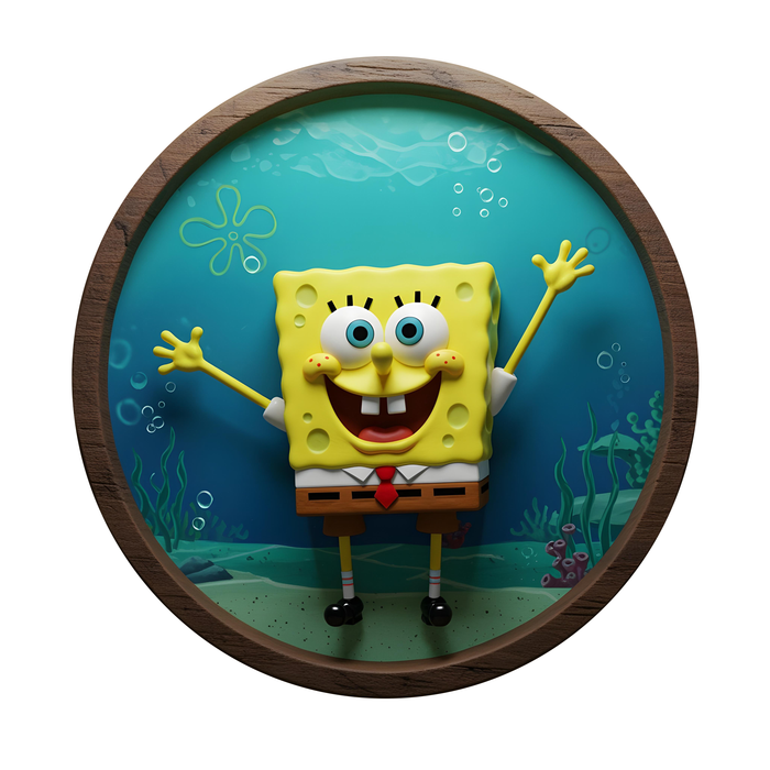 Spongyabob - Fa puzzle