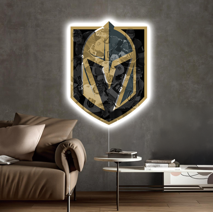 Világító falikép Vegas Golden Knights