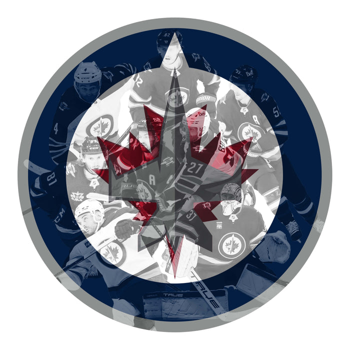 Winnipeg Jets - játékosok - Fa puzzle