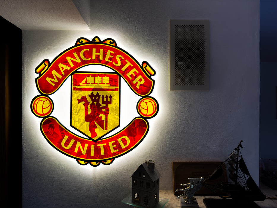 Világító falikép Manchester United - Legends