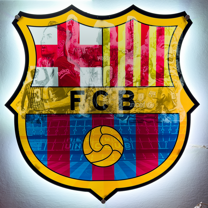 Világító falikép FC Barcelona - Legends