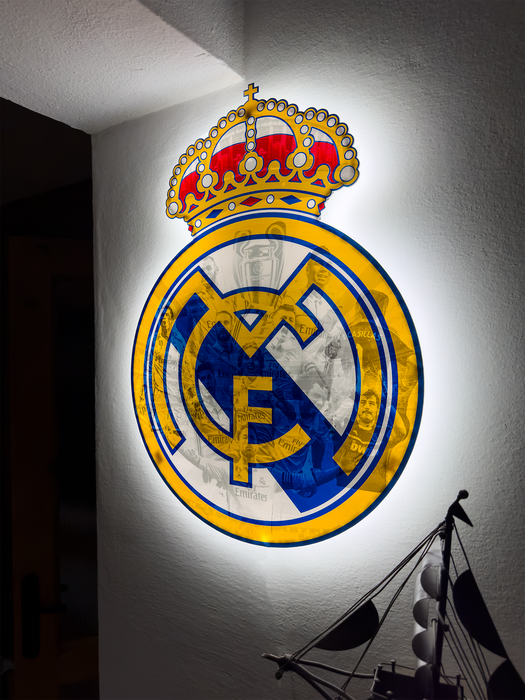 Világító falikép Real Madrid CF - Legends