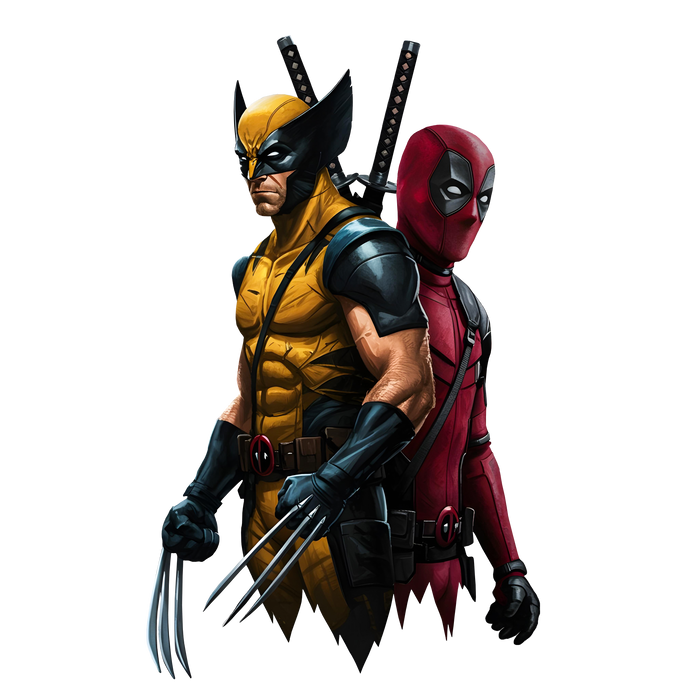 Világító falikép - Deadpool - Farkas